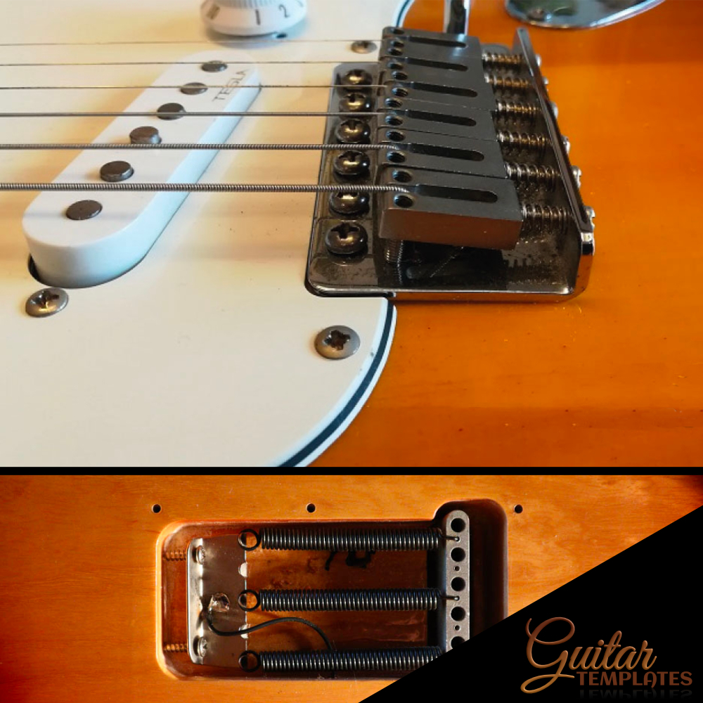 Str Style Tremolo Routing Templates (2 Variants available) - Guitar ...