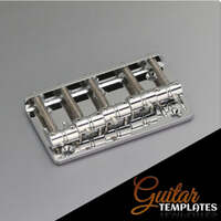 Gotoh 205B 5 String Bass Bridge - Chrome