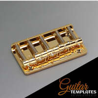 Gotoh 205B 5 String Bass Bridge - Gold