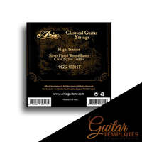 Aria Classical Nylon/Silver Tie End String Set (High Tension)