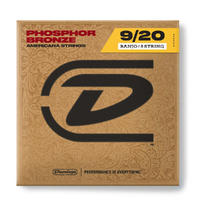 Dunlop Banjo Strings, DJP0920 Phosphor Bronze Wound,  Light 5-String