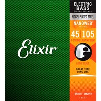 Elixir Bass  Light/Medium 45-105 14077 Nanoweb 