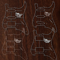 STR-Style Pick Guard Templates 4 options