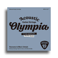 Olympia 12 - 53 Coated Phosphor Bronze Acoustic Guitar Light String Set 