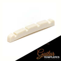 PQ-1204 4-String White P-Bass Nut