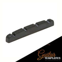 PT-1204 4-String Black Pr Bass Nut