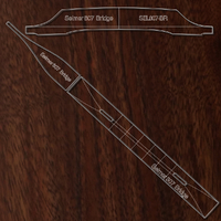 Selmer 807 Bridge Template