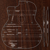 Selmer 807 Jazz Guitar Body Template