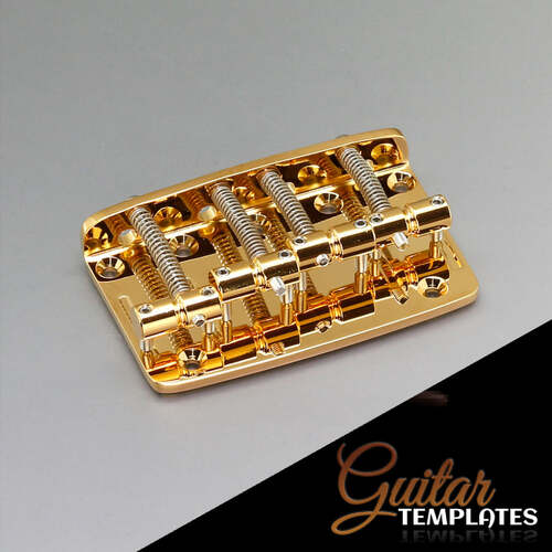 Gold Gotoh 203-B4 4 String Bass Bridges