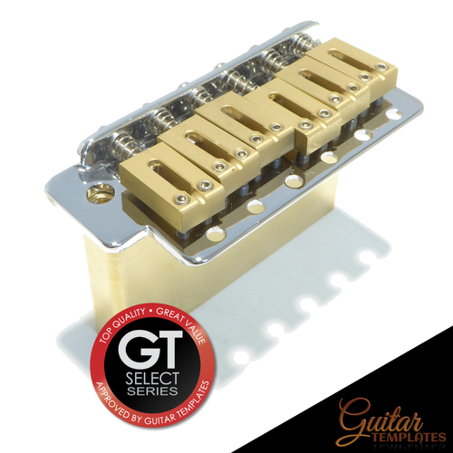 Str-Style Tremolo Chrome, brass block and saddles