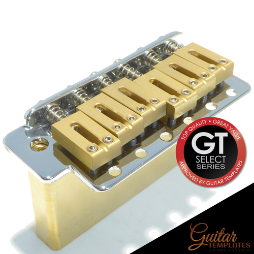 Str-Style Tremolo Chrome, brass block and saddles