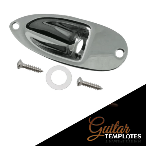 Standard Fender® Jack Plate - for Stratocaster®, available in Standard or Road Worn