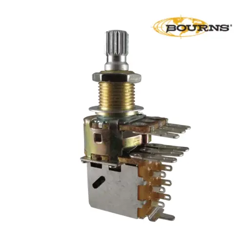 500kA  Bourns Dual Push Pull Mini Knurled Shaft Potentiometer