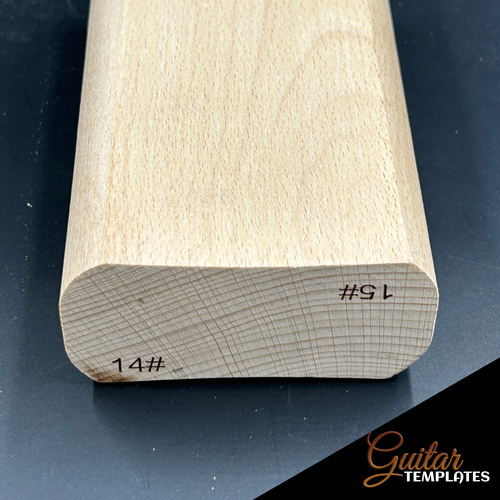 14"-15" Double Sided Fingerboard Radius Sanding Block