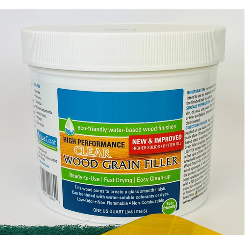 1qt/950ml   High Performance Clear Water-based Grain Filler