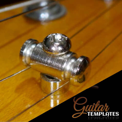 Chrome 2.5mm Gotoh Guitar String Tree