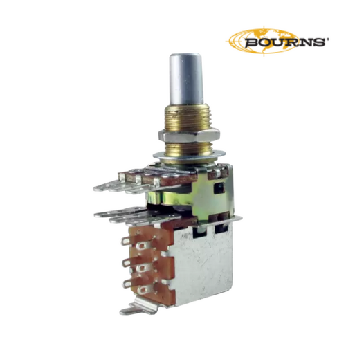 500kA Bourns DUAL Push Pull Mini SOLID Shaft Potentiometer