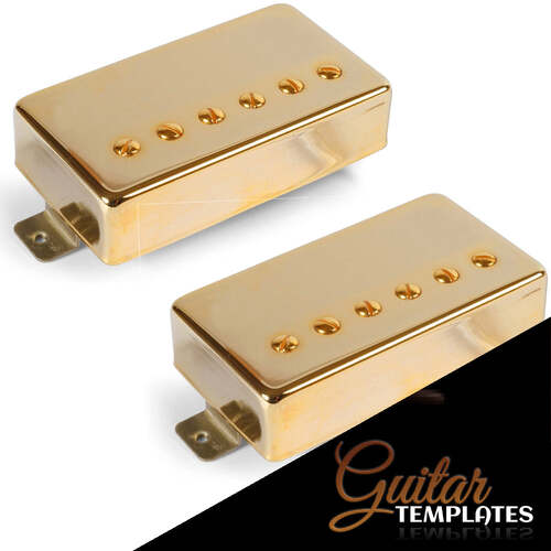 Bridge Neck Set Golden Age Humbucker Set Bridge and Neck (Gold)