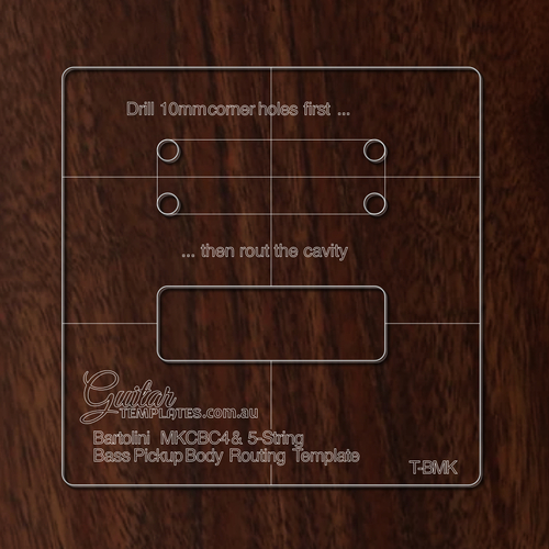 Bartolini MK Soapbar 4/5 String Template