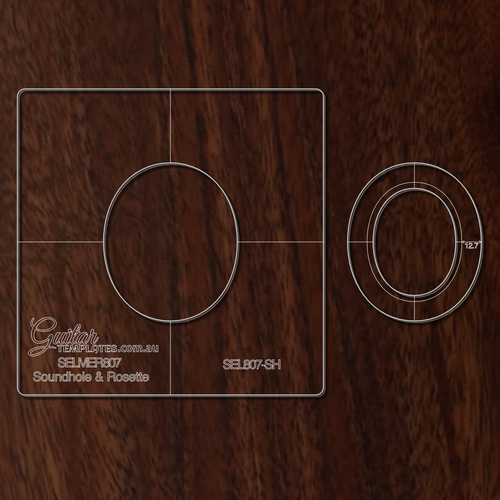 Selmer 807 Gypsy Jazz Sound Hole Template