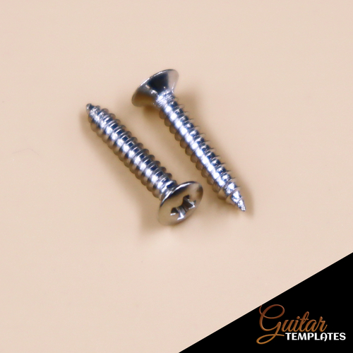 Pickguard Screws 15mm Chrome