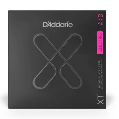 d'Addario XT 9-42 Super Light,  Nickel coated electric guitar strings